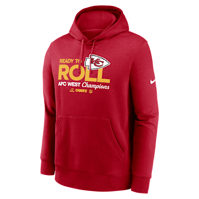 Kansas City Chiefs 2024 AFC West Champions Trophy Collection Men s Nike NFL Pullover Hoodie. Nike